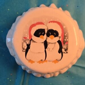 Penguin Holiday Trinket Box